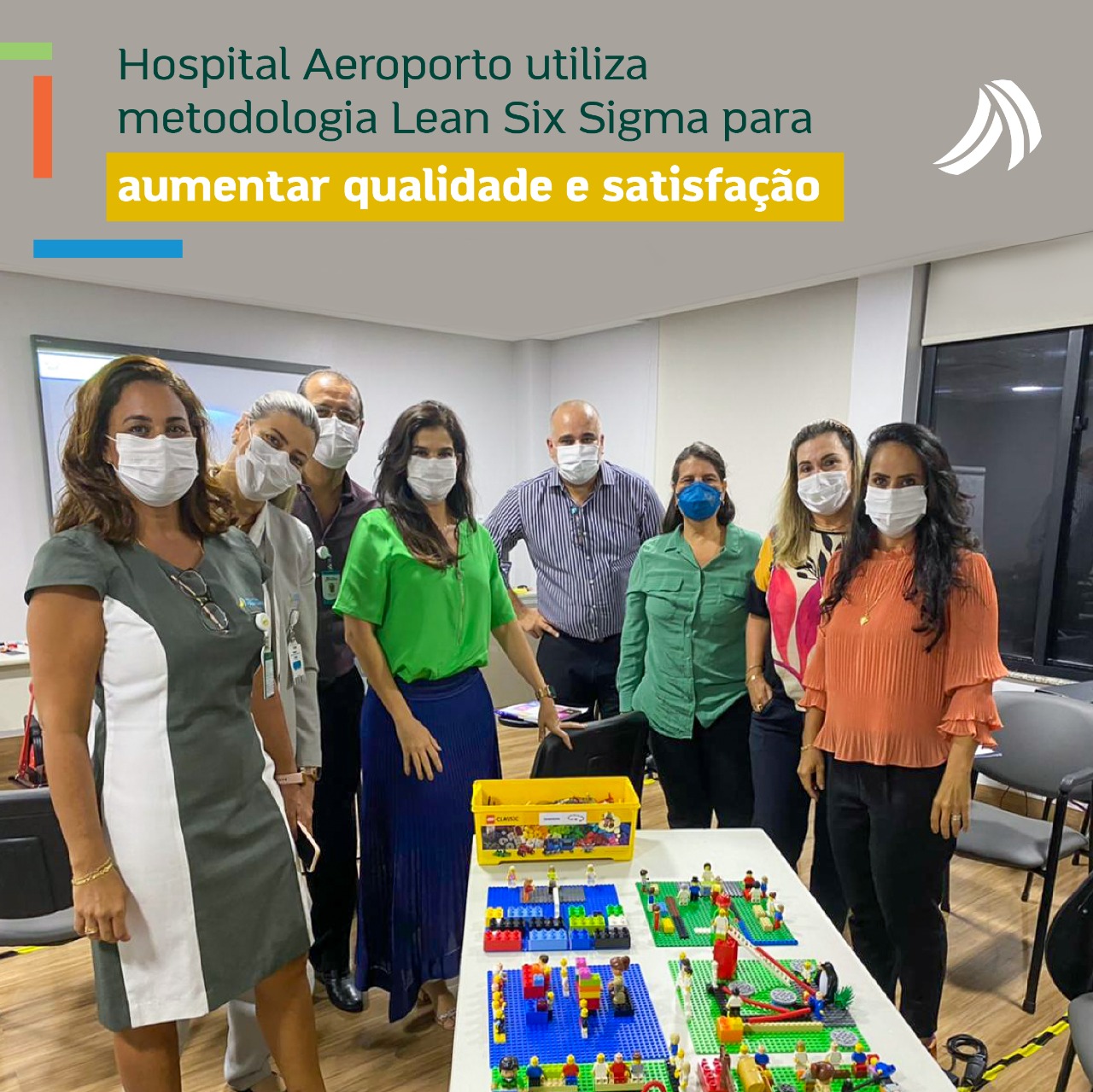 Hospital Aeroporto utiliza metodologia Lean Six Sigma para aumentar qualidade e satisfação